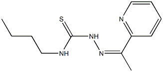 4-Butyl-1-[1-(2-pyridyl)ethylidene]thiosemicarbazide Struktur