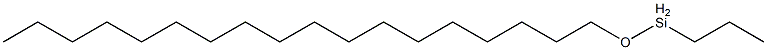 Propyl(octadecyloxy)silane Struktur