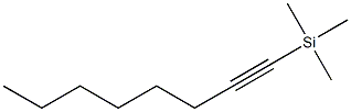 Trimethyl(1-octynyl)silane Struktur