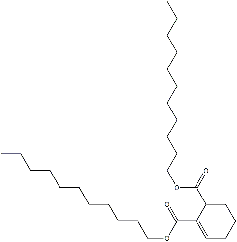 1-Cyclohexene-2,3-dicarboxylic acid diundecyl ester Struktur