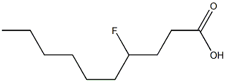 4-Fluorocapric acid Struktur