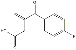 3-(4-Fluorophenylcarbonyl)-3-butenoic acid Struktur