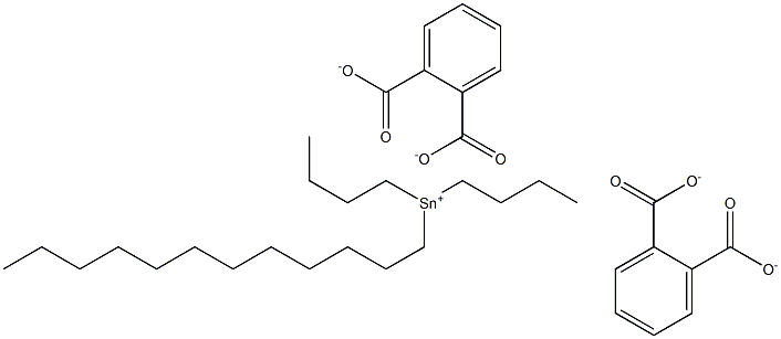 Bis(phthalic acid 1-dodecyl)dibutyltin(IV) salt Struktur