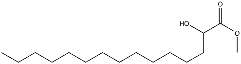 2-Hydroxypentadecanoic acid methyl ester Struktur