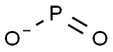 Phosphinic acidanion Struktur