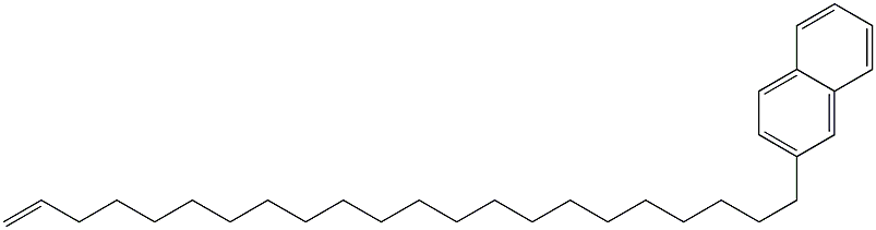 2-(21-Docosenyl)naphthalene Struktur