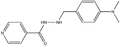 N'-[p-(Dimethylamino)benzyl]isonicotinic hydrazide Struktur