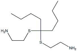 2,2'-[(Nonan-5-ylidene)bisthio]bis(ethanamine) Struktur