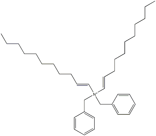 Di(1-undecenyl)dibenzylaminium Struktur