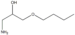 1-Amino-3-butoxy-2-propanol Struktur