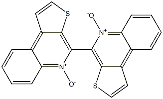 4,4'-Bi(thieno[2,3-c]quinoline)5,5'-dioxide Struktur