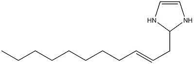 2-(2-Undecenyl)-4-imidazoline Struktur