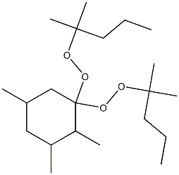 2,3,5-Trimethyl-1,1-bis(1,1-dimethylbutylperoxy)cyclohexane Struktur