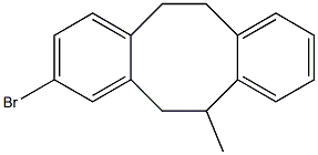 8-Bromo-5,6,11,12-tetrahydro-5-methyldibenzo[a,e]cyclooctene Struktur