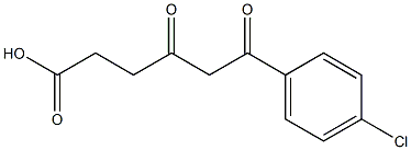 4,6-Dioxo-6-(4-chlorophenyl)hexanoic acid Struktur