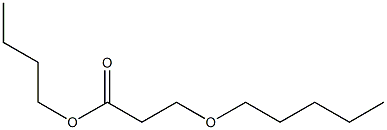 3-(Pentyloxy)propionic acid butyl ester Struktur