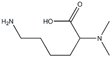 6-Amino-2-dimethylaminohexanoic acid Struktur