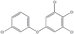 3,4,5-Trichlorophenyl 3-chlorophenyl ether Struktur