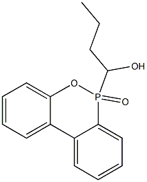 6-(1-Hydroxybutyl)-6H-dibenz[c,e][1,2]oxaphosphorin 6-oxide Struktur