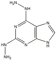 2,6-Dihydrazino-9H-purine Struktur