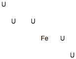 Iron pentauranium Struktur