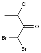 1,1-Dibromo-3-chloro-2-butanone Struktur