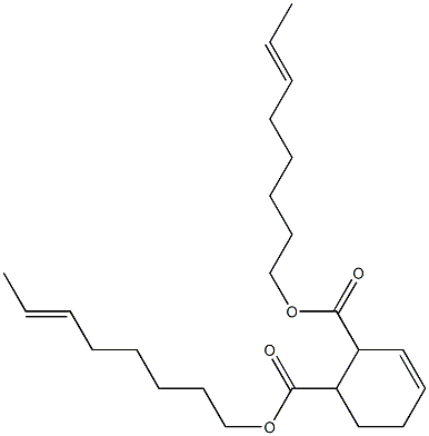 3-Cyclohexene-1,2-dicarboxylic acid bis(6-octenyl) ester Struktur