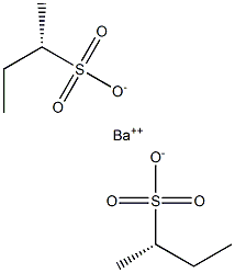 Bis[[S,(-)]-2-butanesulfonic acid] barium salt Struktur