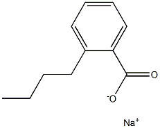 2-Butylbenzoic acid sodium salt Struktur