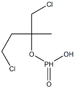 Phosphonic acid (2-chloroethyl)(2-chloro-1-methylethyl) ester Struktur