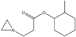 1-Aziridinepropionic acid 2-methylcyclohexyl ester Struktur