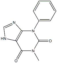 1-Methyl-3-phenylxanthine Struktur