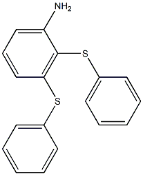 2,3-Bis(phenylthio)aniline Struktur