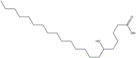 6-Hydroxyhenicosanoic acid Struktur