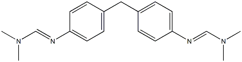 N2,N2'-Methylenebis(4,1-phenylene)bis(N1,N1-dimethylformamidine) Struktur