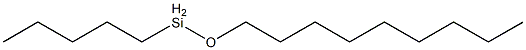 Pentyl(nonyloxy)silane Struktur