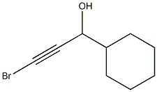 3-Bromo-1-cyclohexyl-2-propyn-1-ol Struktur