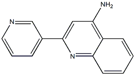 4-Amino-2-(3-pyridinyl)quinoline Struktur