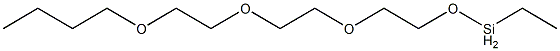 Ethyl[2-[2-(2-butoxyethoxy)ethoxy]ethoxy]silane Struktur