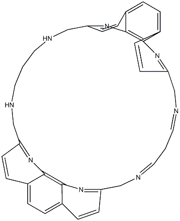 N,N'-[Trimethylenebis(iminomethylene)bis(1,10-phenanthroline-9,2-diyl)bismethylene]propane-1,3-diimine Struktur