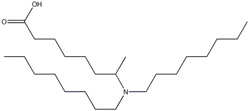 7-(Dioctylamino)octanoic acid Struktur