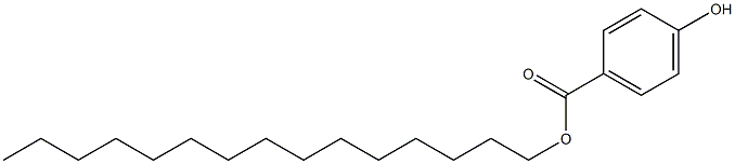 p-Hydroxybenzoic acid pentadecyl ester Struktur