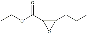 3-Propyloxirane-2-carboxylic acid ethyl ester Struktur