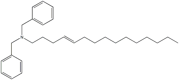 (4-Pentadecenyl)dibenzylamine Struktur