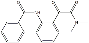 N-[2-[[(Dimethylamino)carbonyl]carbonyl]phenyl]benzamide Struktur