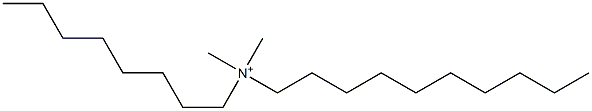 Octyldecyldimethylaminium Struktur