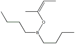 (Z)-2-(Dibutylboryloxy)-2-butene Struktur