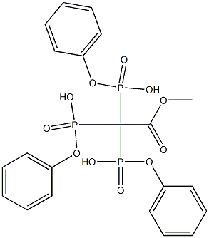 Triphenylphosphonioacetic acid methyl ester Struktur