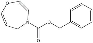 4,5-Dihydro-1,4-oxazepine-4-carboxylic acid benzyl ester Struktur