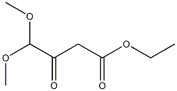 4,4-Dimethoxy-3-oxobutyric acid ethyl ester Struktur